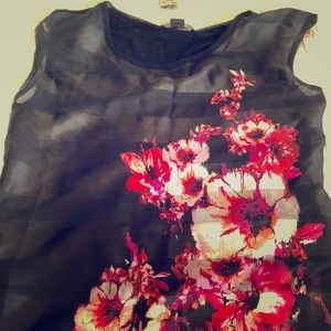 WHBM top in black